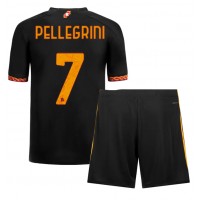 Fotbalové Dres AS Roma Lorenzo Pellegrini #7 Dětské Alternativní 2023-24 Krátký Rukáv (+ trenýrky)